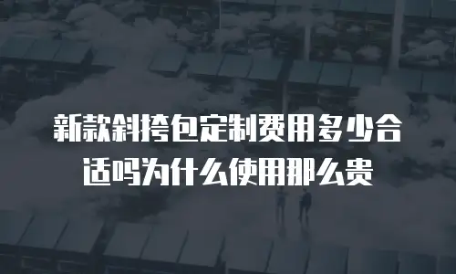 新款斜挎包定制费用多少合适吗为什么使用那么贵