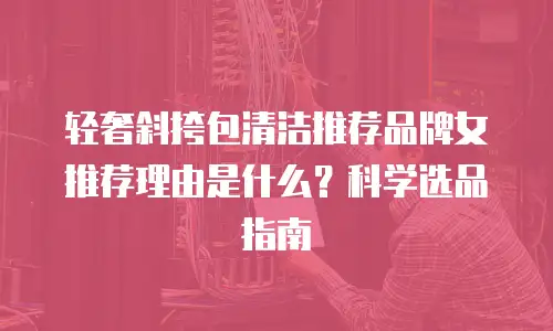 轻奢斜挎包清洁推荐品牌女推荐理由是什么？科学选品指南