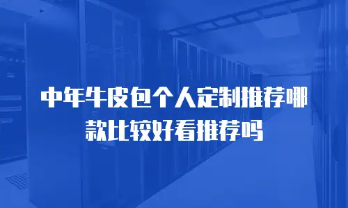 中年牛皮包个人定制推荐哪款比较好看推荐吗