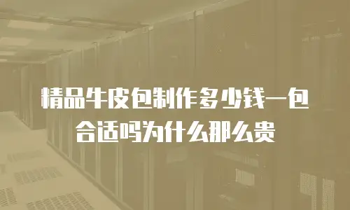 精品牛皮包制作多少钱一包合适吗为什么那么贵