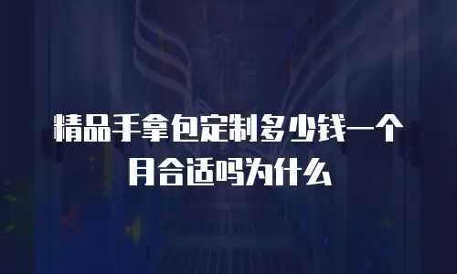 精品手拿包定制多少钱一个月合适吗为什么