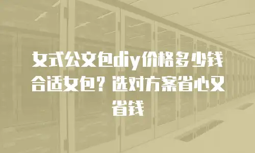 女式公文包diy价格多少钱合适女包？选对方案省心又省钱