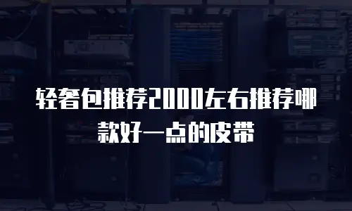轻奢包推荐2000左右推荐哪款好一点的皮带