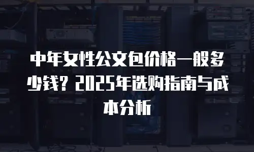 中年女性公文包价格一般多少钱？2025年选购指南与成本分析