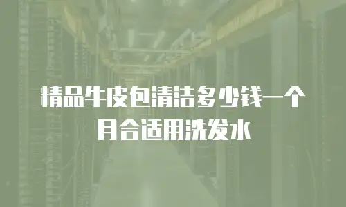 精品牛皮包清洁多少钱一个月合适用洗发水