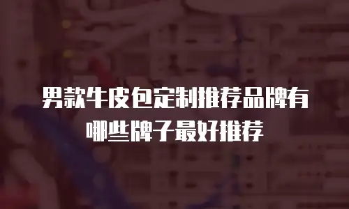 男款牛皮包定制推荐品牌有哪些牌子最好推荐