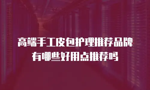 高端手工皮包护理推荐品牌有哪些好用点推荐吗