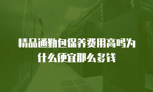 精品通勤包保养费用高吗为什么便宜那么多钱