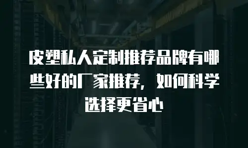 皮塑私人定制推荐品牌有哪些好的厂家推荐，如何科学选择更省心
