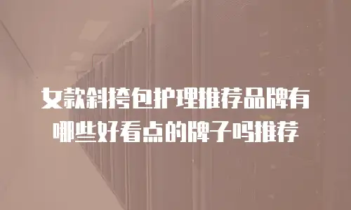 女款斜挎包护理推荐品牌有哪些好看点的牌子吗推荐