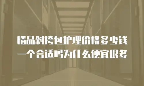 精品斜挎包护理价格多少钱一个合适吗为什么便宜很多