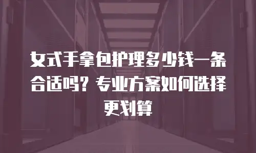 女式手拿包护理多少钱一条合适吗？专业方案如何选择更划算