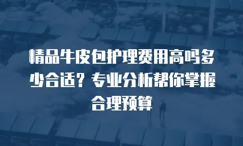 精品牛皮包护理费用高吗多少合适？专业分析帮你掌握合理预算