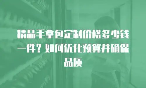 精品手拿包定制价格多少钱一件？如何优化预算并确保品质