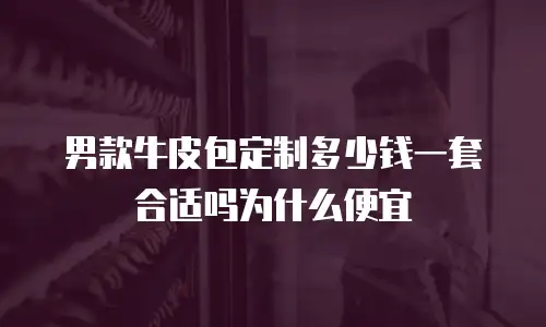 男款牛皮包定制多少钱一套合适吗为什么便宜