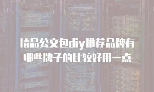 精品公文包diy推荐品牌有哪些牌子的比较好用一点