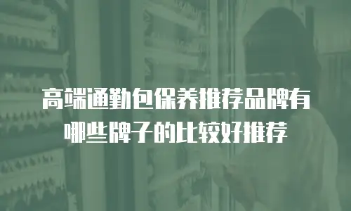 高端通勤包保养推荐品牌有哪些牌子的比较好推荐