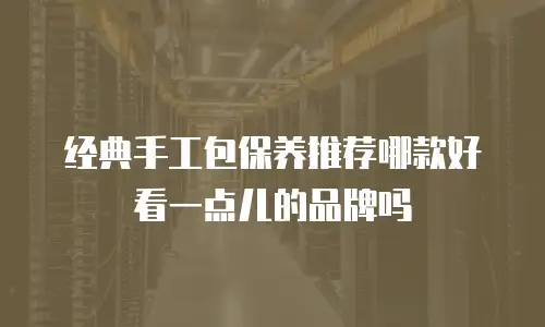 经典手工包保养推荐哪款好看一点儿的品牌吗