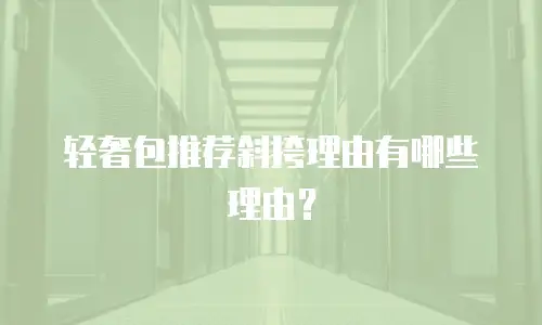 轻奢包推荐斜挎理由有哪些理由？