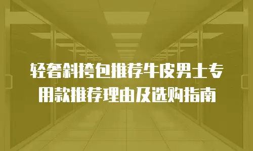 轻奢斜挎包推荐牛皮男士专用款推荐理由及选购指南