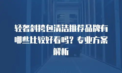 轻奢斜挎包清洁推荐品牌有哪些比较好看吗？专业方案解析