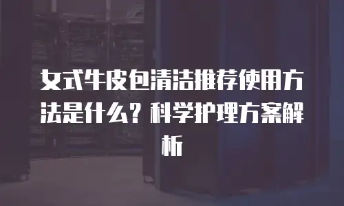 女式牛皮包清洁推荐使用方法是什么？科学护理方案解析