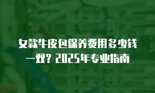 女款牛皮包保养费用多少钱一双？2025年专业指南