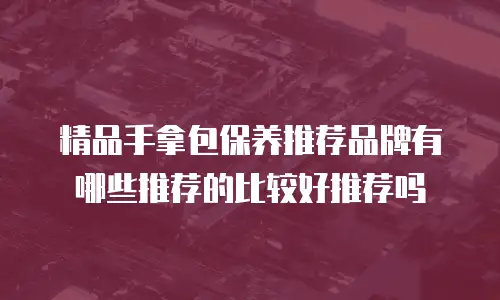 精品手拿包保养推荐品牌有哪些推荐的比较好推荐吗