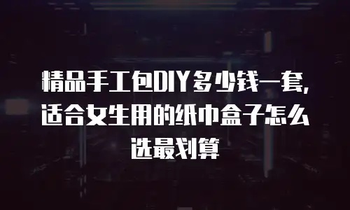 精品手工包DIY多少钱一套，适合女生用的纸巾盒子怎么选最划算