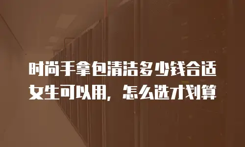时尚手拿包清洁多少钱合适女生可以用，怎么选才划算