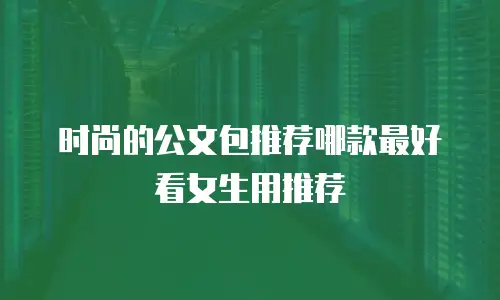 时尚的公文包推荐哪款最好看女生用推荐