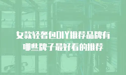 女款轻奢包DIY推荐品牌有哪些牌子最好看的推荐