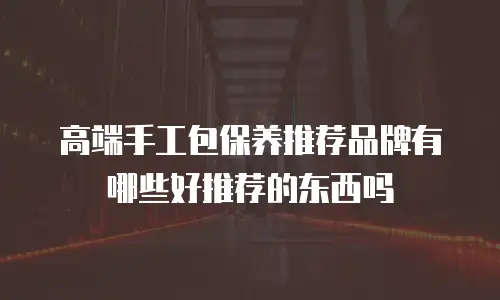 高端手工包保养推荐品牌有哪些好推荐的东西吗