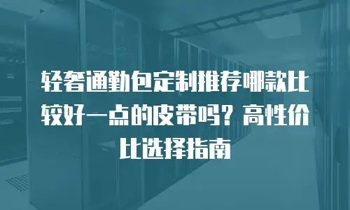 轻奢通勤包定制推荐哪款比较好一点的皮带吗？高性价比选择指南
