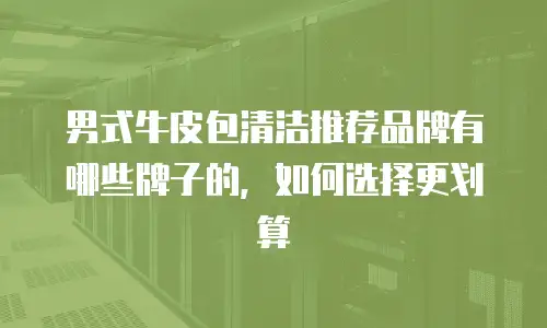 男式牛皮包清洁推荐品牌有哪些牌子的，如何选择更划算