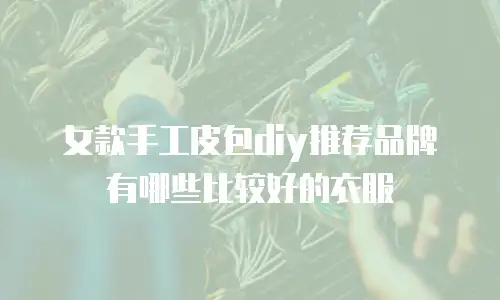 女款手工皮包diy推荐品牌有哪些比较好的衣服