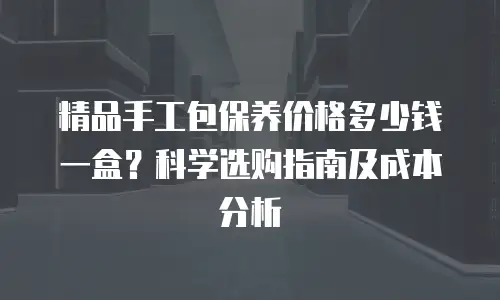精品手工包保养价格多少钱一盒？科学选购指南及成本分析