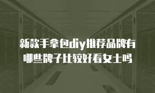 新款手拿包diy推荐品牌有哪些牌子比较好看女士吗