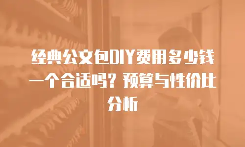 经典公文包DIY费用多少钱一个合适吗？预算与性价比分析