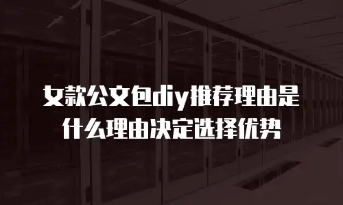 女款公文包diy推荐理由是什么理由决定选择优势