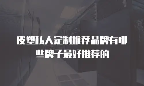 皮塑私人定制推荐品牌有哪些牌子最好推荐的