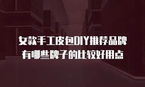 女款手工皮包DIY推荐品牌有哪些牌子的比较好用点