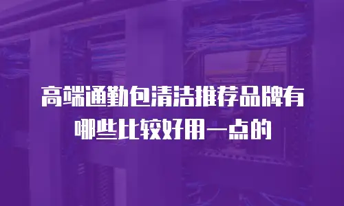 高端通勤包清洁推荐品牌有哪些比较好用一点的