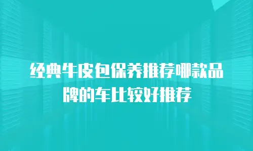 经典牛皮包保养推荐哪款品牌的车比较好推荐