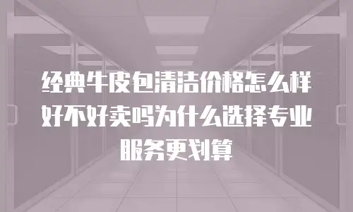 经典牛皮包清洁价格怎么样好不好卖吗为什么选择专业服务更划算