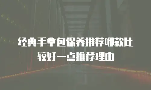 经典手拿包保养推荐哪款比较好一点推荐理由