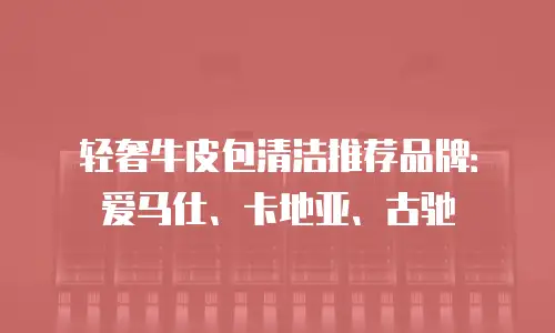 轻奢牛皮包清洁推荐品牌：爱马仕、卡地亚、古驰