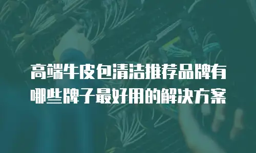 高端牛皮包清洁推荐品牌有哪些牌子最好用的解决方案