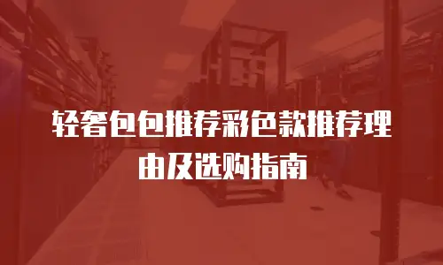 轻奢包包推荐彩色款推荐理由及选购指南
