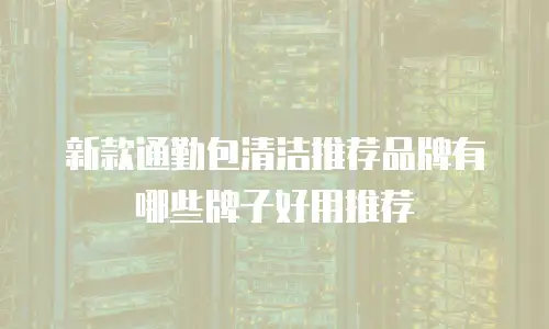 新款通勤包清洁推荐品牌有哪些牌子好用推荐